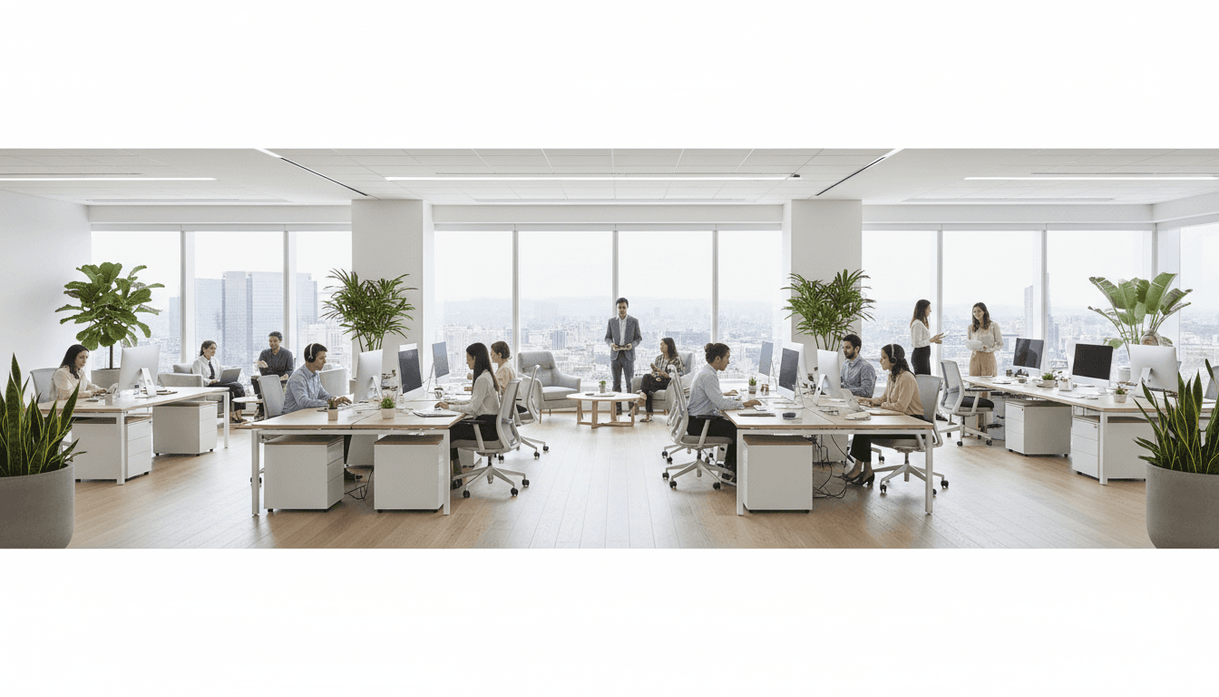 Warm and welcoming office space designed to provide comfort and support